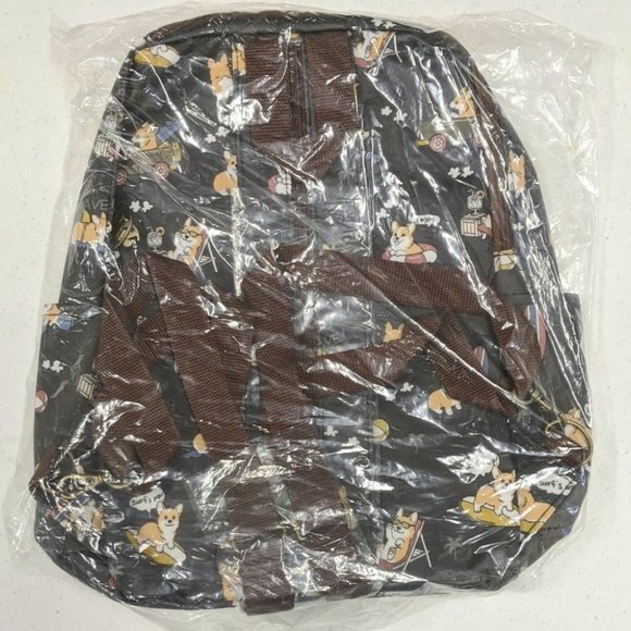 Waterproof Corgi Backpack Convertible Sling Bag - Picture 9 of 13